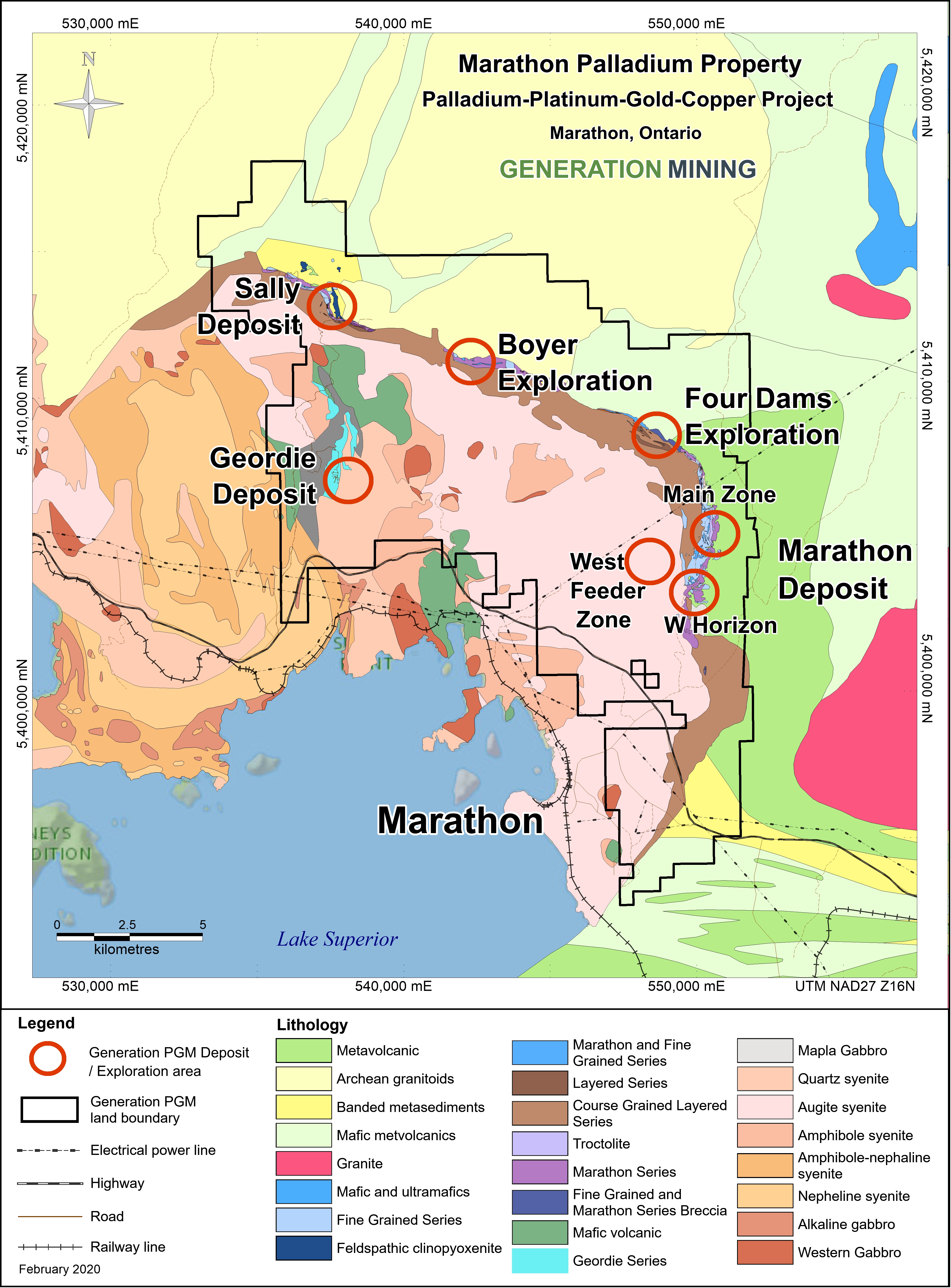 property geology, exploration, drilling and topography cartography map